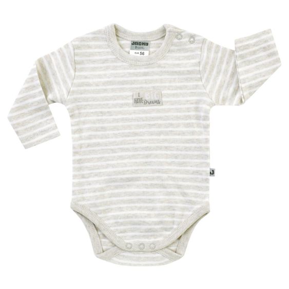 Jacky Body Langarm Organic Cotton - Elefant Dreams Beige - Gr. 44