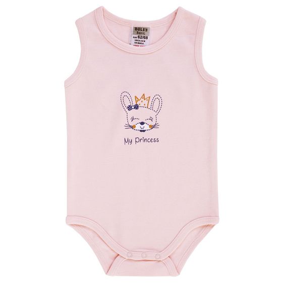 Jacky Body ohne Arm 3er Pack My Princess - Rosa Weiß - Gr. 50/56