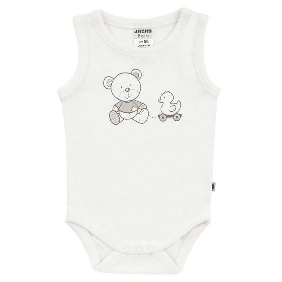 Jacky Body ohne Arm Cuddly Bear - Offwhite - Gr. 62