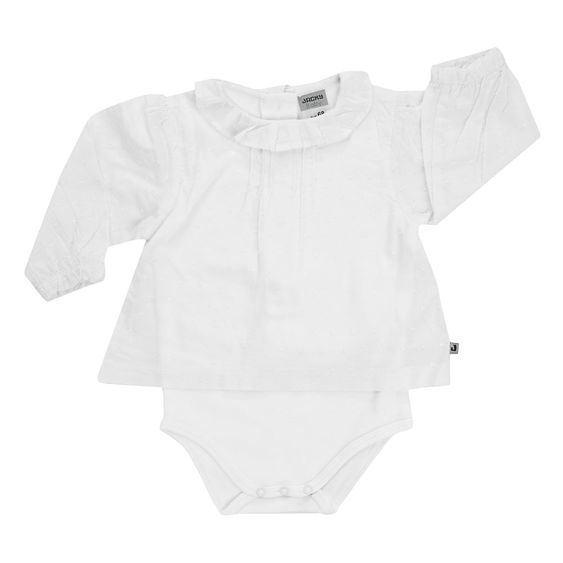 Jacky Bodybluse Langarm Classic Girl - Weiß - Gr. 56