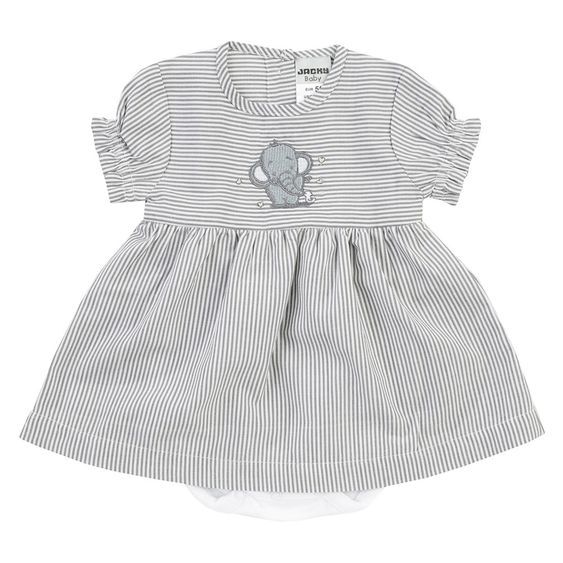 Jacky Bodykleid Elephant - Ringel Hellgrau Melange - Gr. 56