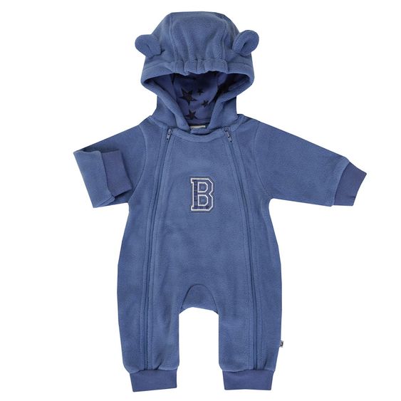 Jacky Fleece-Overall mit Kapuze Cool Boy - Blau - Gr. 56