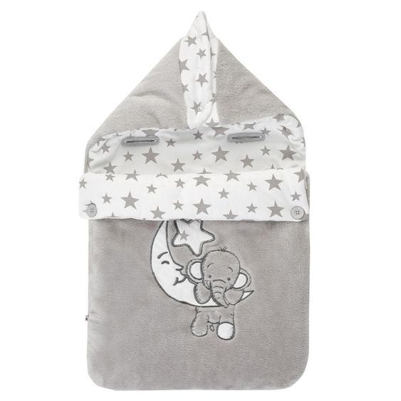 Jacky Fußsack - Elephant - Grau