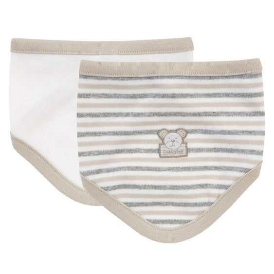 Jacky Halstuch 2er Pack Bear - Streifen / Offwhite 