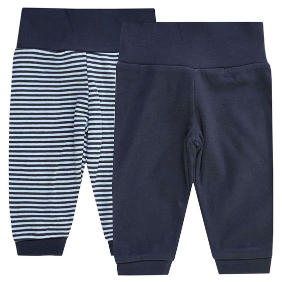 Jacky Hose 2er Pack - Ringel Navy Weiß - Gr. 50/56