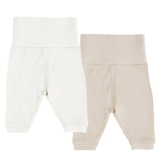 Jacky Hose 2er Pack - Uni Beige Offwhite - Gr. 50/56