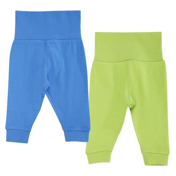 Jacky Pants 2-pack - Uni Blue Green - Gr. 50/56