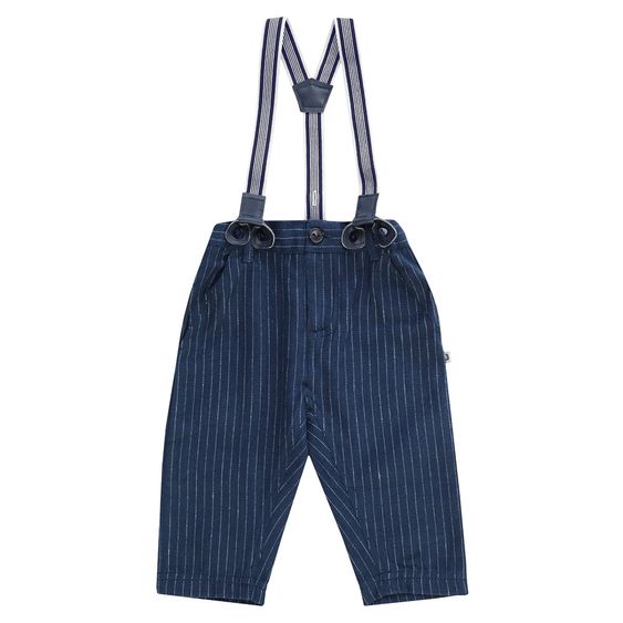 Jacky Hose mit Hosenträgern Classic Boys - Streifen Blau - Gr. 56