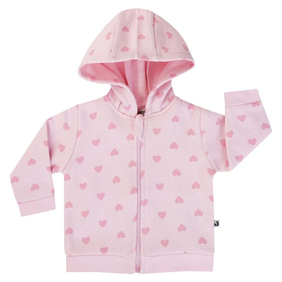 Jacky Jacke mit Kapuze Lovely Girl - Rosa - Gr. 56