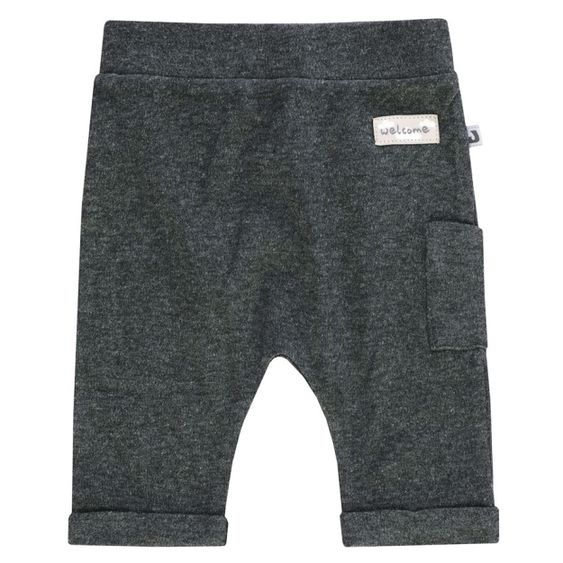 Jacky Jogginghose mit Tasche - Lama Anthrazit Hellgrau - Gr. 50