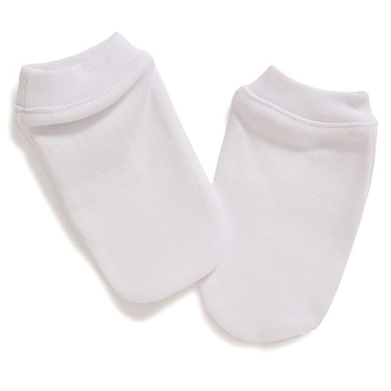 Jacky Scratch mittens - White