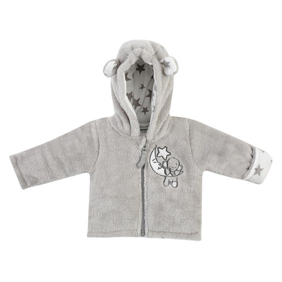 Jacky Kuschel-Jacke wattiert - Elephant Grau - Gr. 56