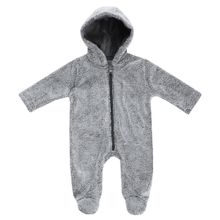 Kuschel-Overall - Grau Melange - Gr. 56