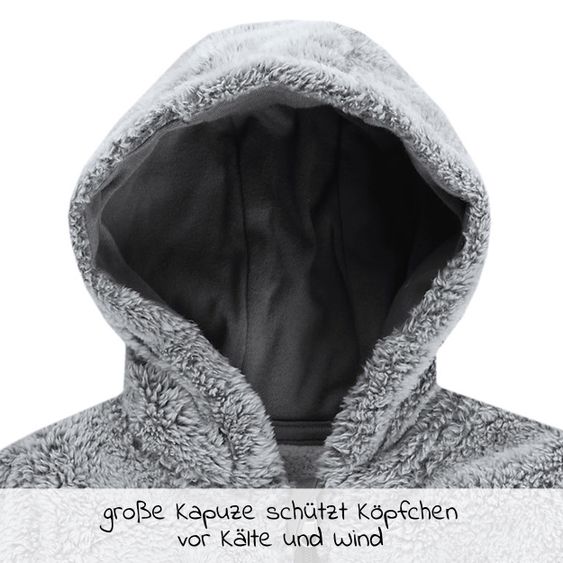 Jacky Tuta coccolosa - grigio melange - taglia 68