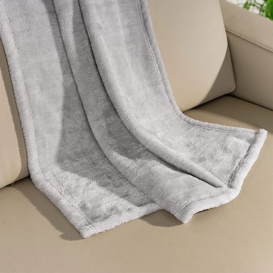 Jacky Kuscheldecke Microfleece 75 x 100 cm - Grau