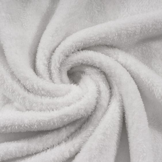 Jacky Kuscheldecke Microfleece 75 x 100 cm - Weiß 