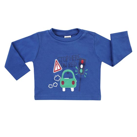 Jacky Langarmshirt 2er Pack - Traffic Blau Grün - Gr. 50/56