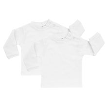 Long sleeve shirt 2-pack - White - Gr. 80