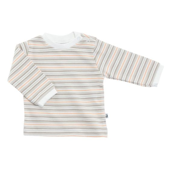 Jacky Langarmshirt Elephant - Ringel Offwhite Beige - Gr. 56 