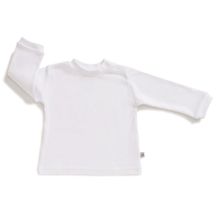 Langarmshirt - Uni Weiß - Gr. 56