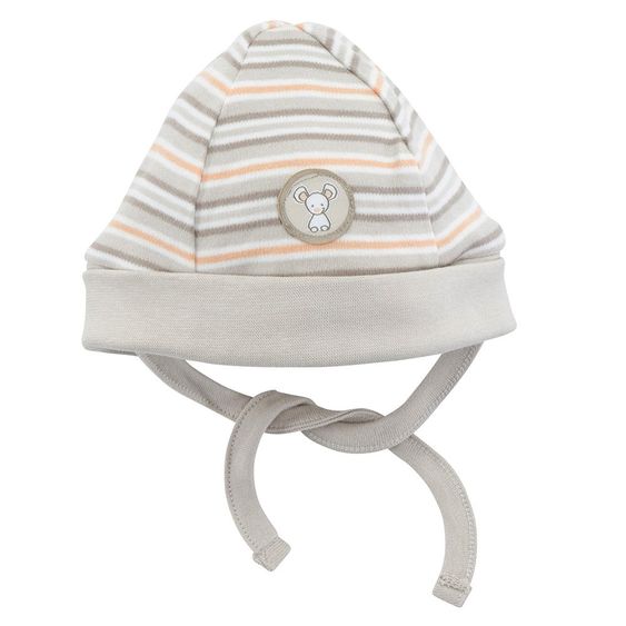Jacky Mütze Elephant - Ringel Beige - Gr. 56