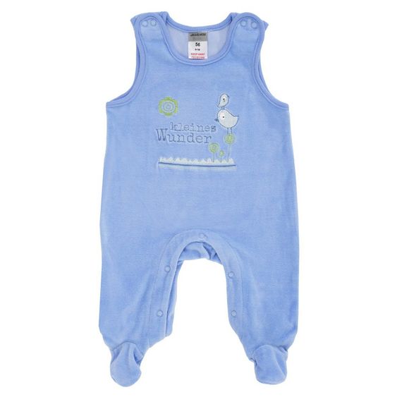 Jacky Nicki-Strampler Slogan Kleines Wunder - Blau - Gr. 50