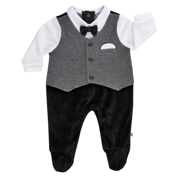 Jacky Overall Classic Weste - Schwarz Grau - Gr. 62