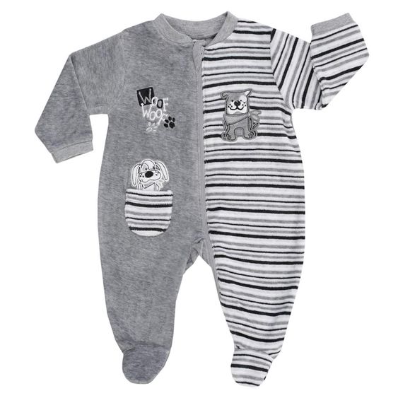 Jacky Overall Nicki - Dogs Grau Melange - Gr. 56