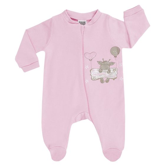 Jacky Schlafanzug Einteiler 2er Pack - Cow Girl Rosa Pink - Gr. 50/56
