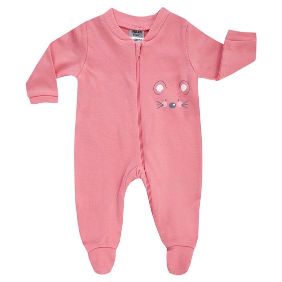 Jacky Schlafanzug Einteiler 2er Pack - Maus Rosa - Gr. 50/56
