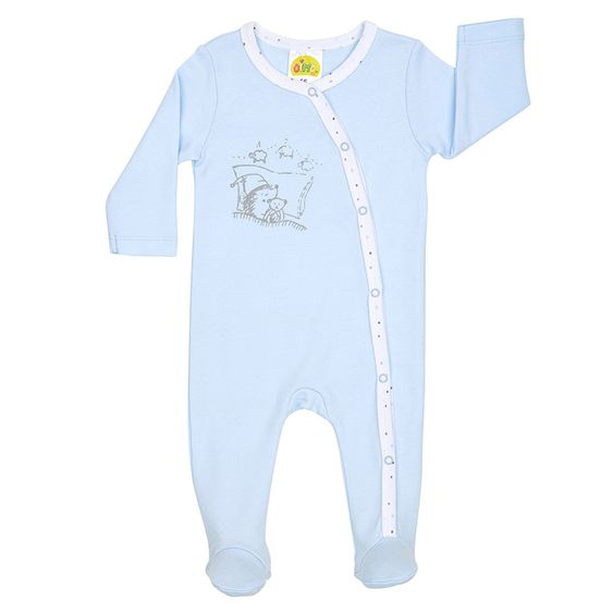 Jacky Schlafanzug Einteiler Igel - Hellblau - Gr. 56