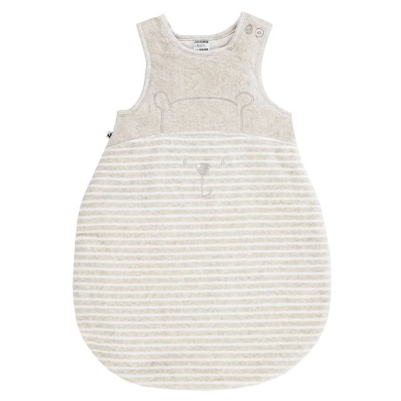 Jacky Schlafsack Nicki wattiert Badu Bär - Beige Melange - Gr. 50/56