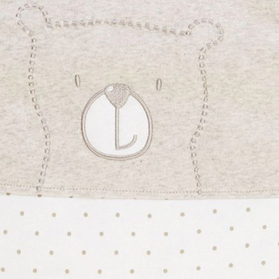 Jacky Schlafsack wattiert Ärmel abnehmbar - Badu Bär - Beige - Gr. 50