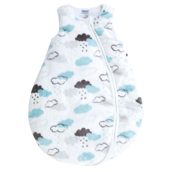 Jacky Schlafsack wattiert ärmellos - Stars & Clouds Allover Blau - Gr. 50/56