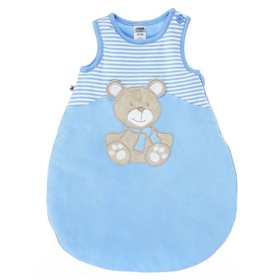 Jacky Schlafsack wattiert Bear - Blau - Gr. 74/80
