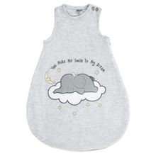 Schlafsack wattiert - Elephant Hellgrau - Gr. 74