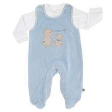 Set Nicki romper with application & shirt Basic Line - Blue - Size 68