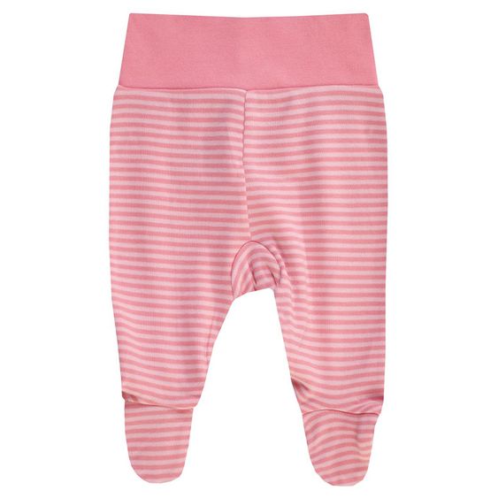 Jacky Strampelhose 2er Pack - Ringel Rosa - Gr. 50/56