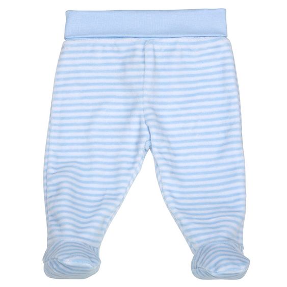 Jacky Strampelhose Nicki - Streifen Hellblau - Gr. 56