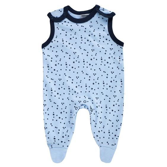 Jacky Strampler 2er Pack - Bär Navy Hellblau - Gr. 50/56