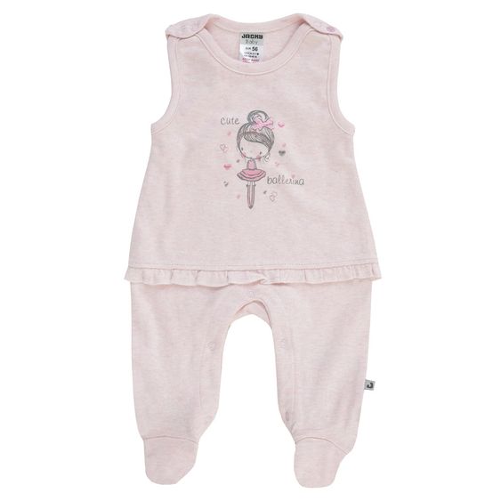 Jacky Strampler Cute Ballerina - Rosa - Gr. 50