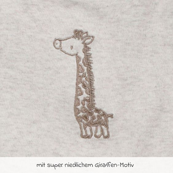 Jacky Strampler - Giraffe - Beige Melange - Gr. 56