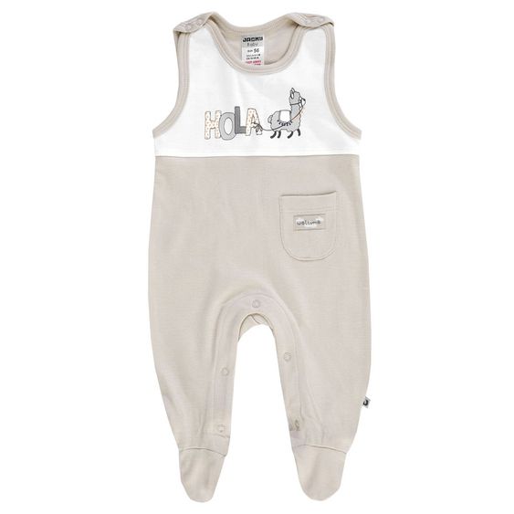 Jacky Strampler Interlock Lama - Beige Offwhite - Gr. 50