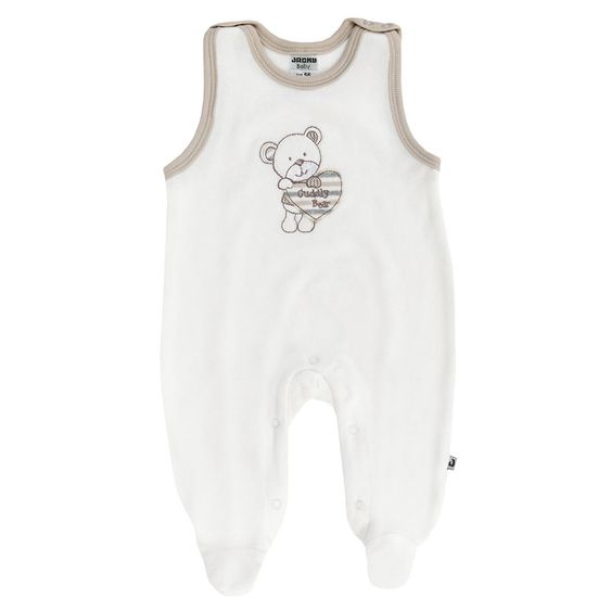 Jacky Strampler Nicki Bear - Offwhite Beige - Gr. 50