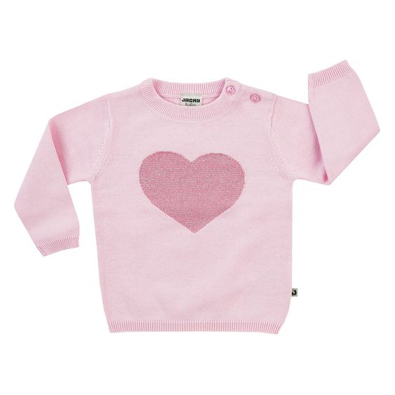 Jacky Strickpullover Hearts - Rosa - Gr. 56