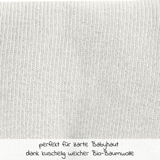 Jacky Strumpfhose 2er Pack aus Bio-Baumwolle - Weiß & Offwhite - Gr. 50/56