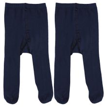 Strumpfhose 2er Pack - Marine - Gr. 50 / 56