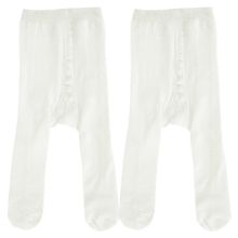 Strumpfhose 2er Pack - Offwhite - Gr. 50 / 56