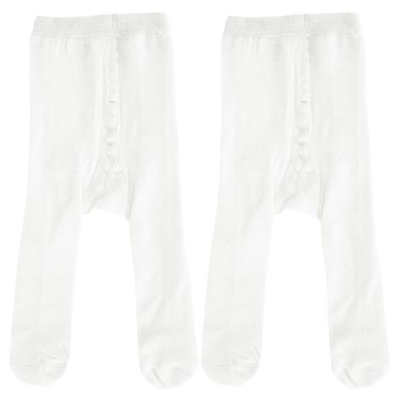 Jacky Strumpfhose 2er Pack - Weiß - Gr. 50 / 56