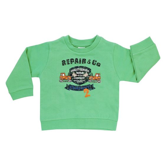 Jacky Felpa Basic Line Boys - Verde - Taglia 68